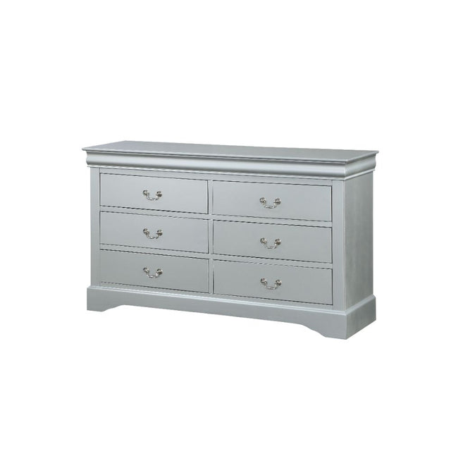 Acme - Louis Philippe Dresser 26735 Platinum Finish