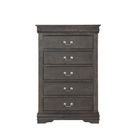 Acme - Louis Philippe Chest 26796 Dark Gray Finish