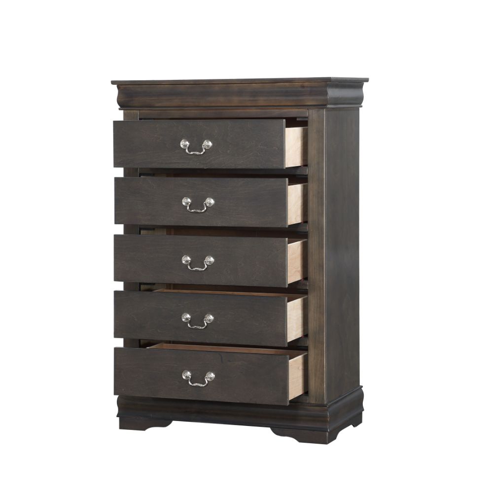 Acme - Louis Philippe Chest 26796 Dark Gray Finish