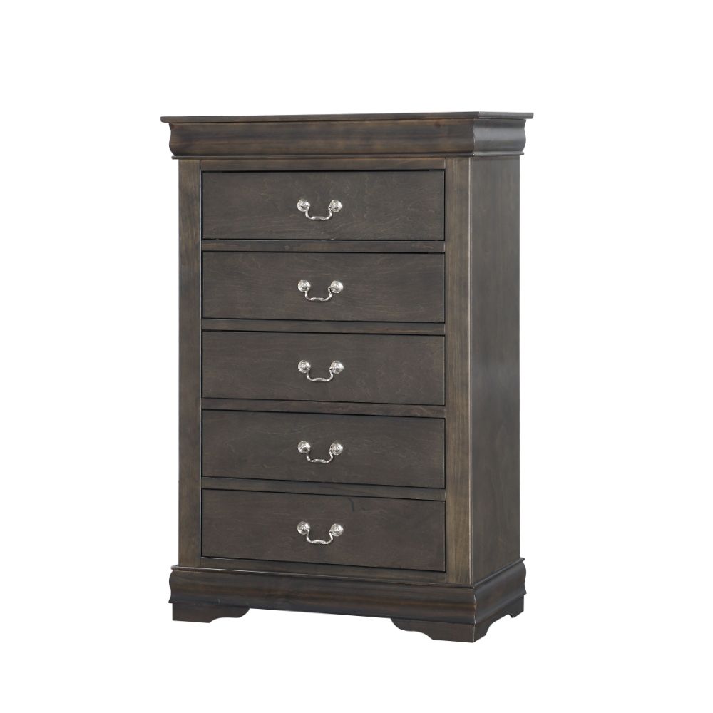 Acme - Louis Philippe Chest 26796 Dark Gray Finish