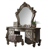 Acme - Versailles Vanity Desk 26847 Antique Platinum Finish