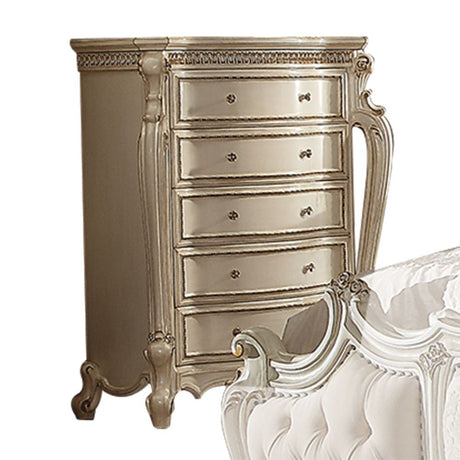 Acme - Picardy Chest 26886 Antique Pearl Finish