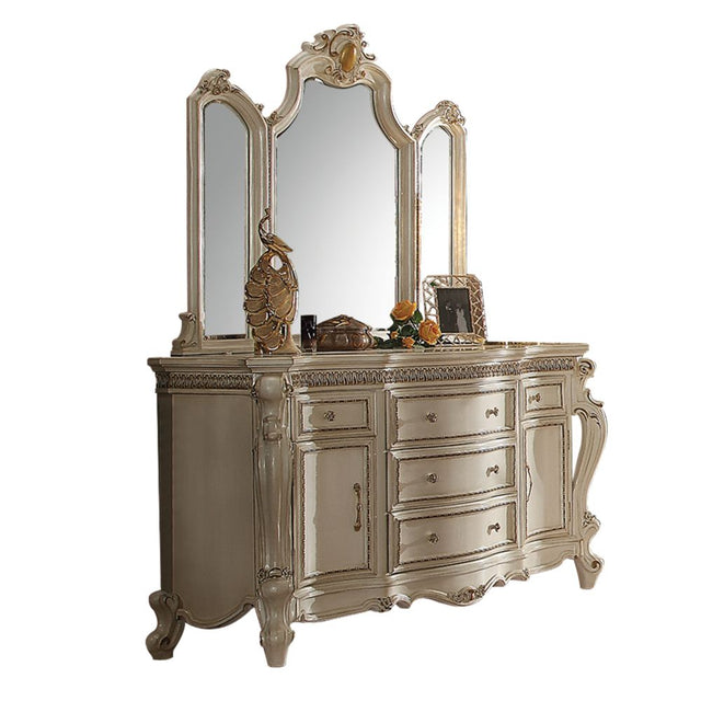 Acme - Picardy Dresser 26885 Antique Pearl Finish