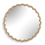 Cerrito Round Mirror Burnished Ivory - Light Brown by Uttermost - View 1
