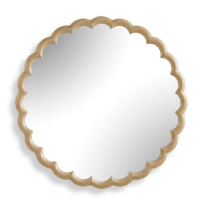Cerrito Round Mirror Burnished Ivory - Light Brown by Uttermost - View 1