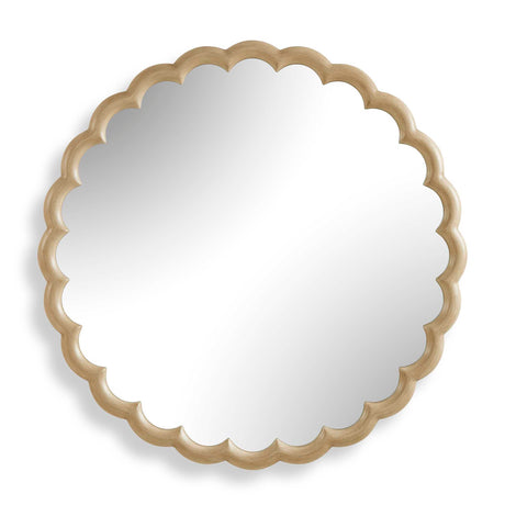 Cerrito Round Mirror Burnished Ivory - Light Brown by Uttermost - View 1