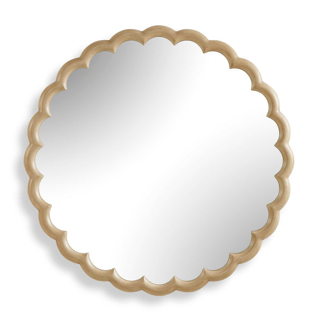 Cerrito Round Mirror Burnished Ivory - Light Brown by Uttermost - View 1