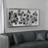 Kella Modern Shadow Box - Blue / Dark Brown by Uttermost - View 6