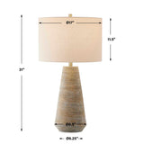 Mosier Table Lamp Rustic Beige - Beige / Light Brown by Uttermost - View 7
