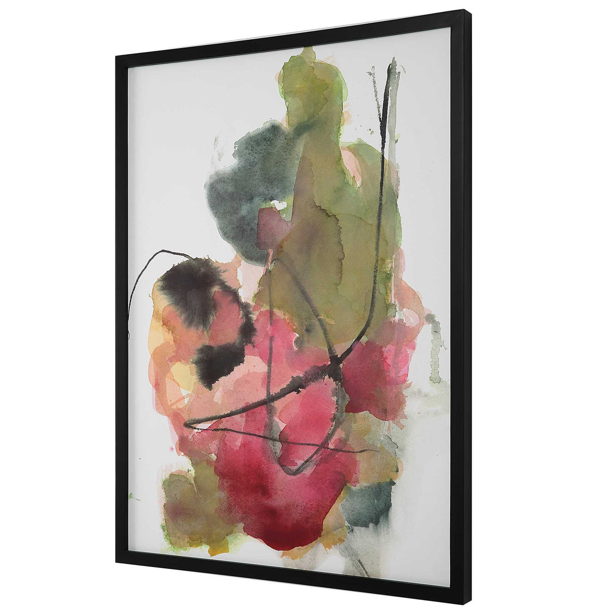 Euphoria Abstract Art Print - Pink / Green by Uttermost - View 4