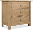 Driftwood Three-Drawer Nightstand Buckboard - Light Brown by Hooker Furniture - View 1