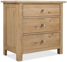 Driftwood Three-Drawer Nightstand Buckboard - Light Brown by Hooker Furniture - View 1