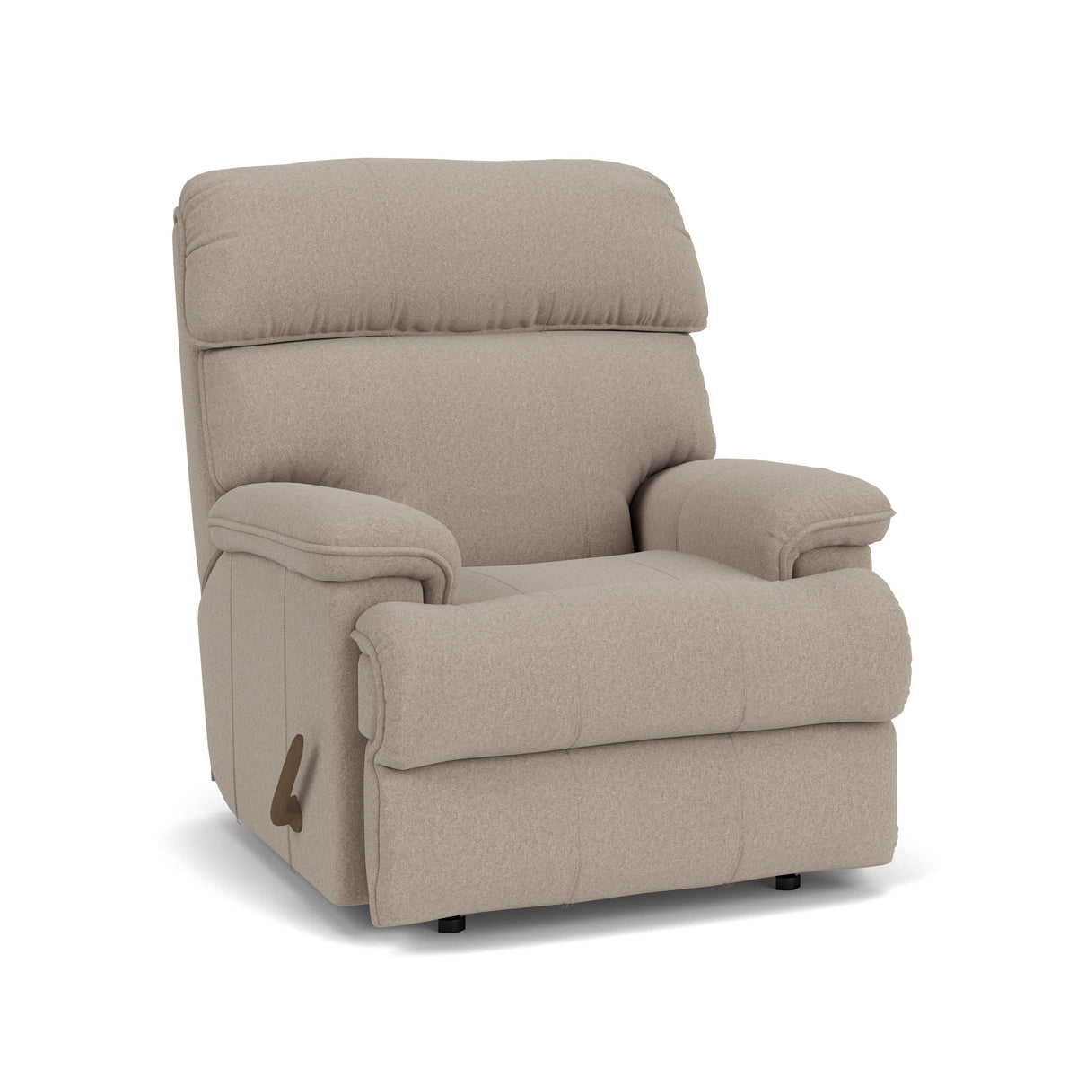 Geneva Transitional Leather Rocking Recliner | Flexsteel