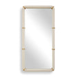 Cyprus Leather Mirror - White by Uttermost - View 1