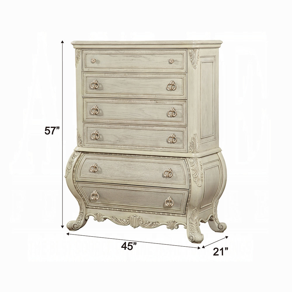 Ragenardus Chest 27016 Antique White Finish | Acme