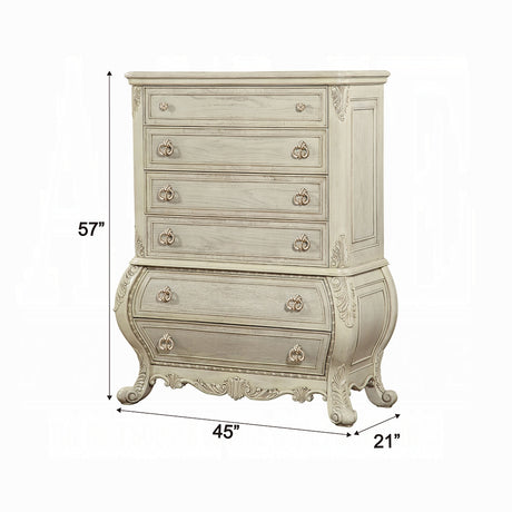 Ragenardus Chest 27016 Antique White Finish | Acme