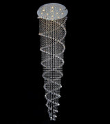 Crystal Chandelier Double Helix// 12 Light  | Finesse