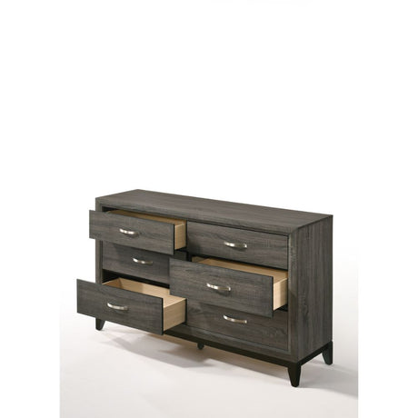 Acme - Valdemar Dresser 27055 Weathered Gray Finish