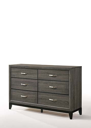 Acme - Valdemar Dresser 27055 Weathered Gray Finish