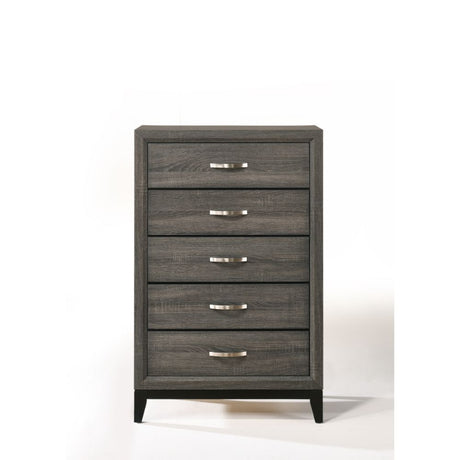 Acme - Valdemar Chest 27056 Weathered Gray Finish