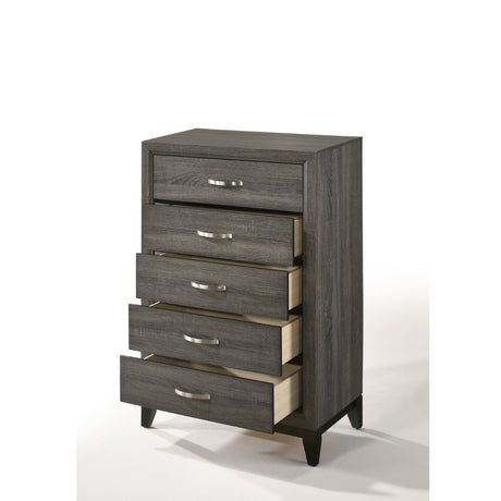 Acme - Valdemar Chest 27056 Weathered Gray Finish