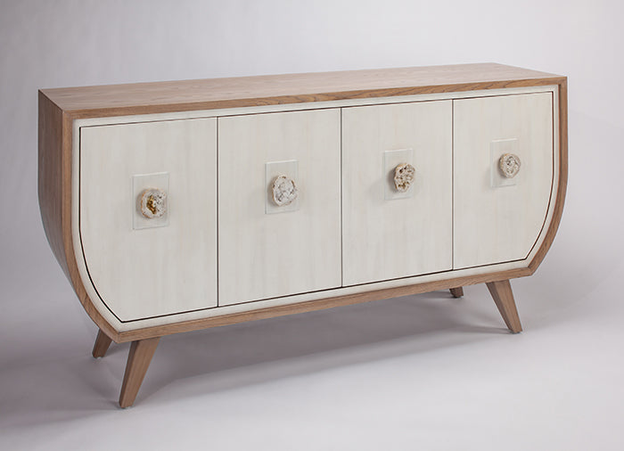 Faux Natural Oak Cabinet 2707-S with Optional Champagne Mirror – Artmax - Home Elegance USA