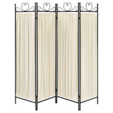 Dove 4 - panel Folding Screen Beige and Black - 2710 - image - 3