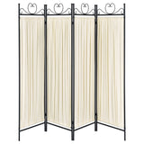 Dove 4 - panel Folding Screen Beige and Black - 2710 - image - 4