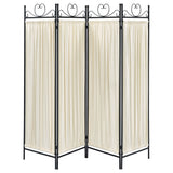 Dove 4 - panel Folding Screen Beige and Black - 2710 - image - 5