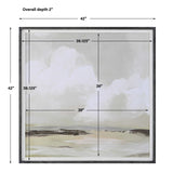 Soft Clouds Framed Print - Silver by Uttermost - View 7