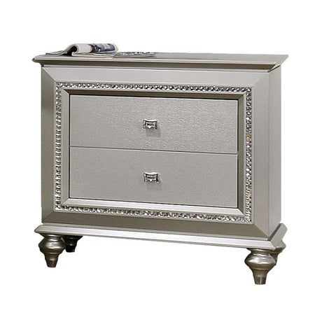 Acme - Kaitlyn Nightstand 27233 Champagne Finish