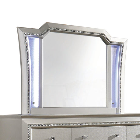 Acme - Kaitlyn Mirror W/Led 27234 LED & Champagne Finish