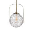 Mimas 1 Light Globe Pendant - Gold / Silver by Uttermost - View 1