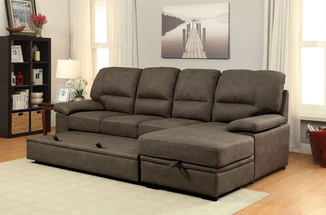 Alcester - Sectional w/ Sleeper - CM6908BR - SET - Home Elegance USA - 4