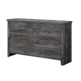 Acme - Vidalia Dresser 27325 Rustic Gray Oak Finish