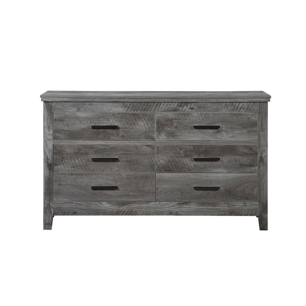 Acme - Vidalia Dresser 27325 Rustic Gray Oak Finish