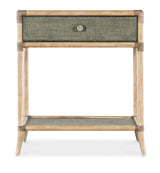 Retreat Pole Rattan Bedside Table - Beige / Green by Hooker Furniture - View 4