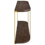 Palisade Wood Console Table - Dark Brown by Uttermost - View 6