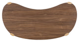 Eleana Writing Desk Medium Wood / Gold - Dark Brown / Gold by Hooker Furniture - View 6