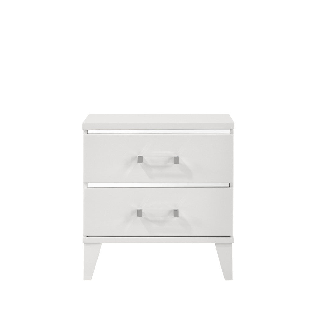 Acme - Chelsie Nightstand 27393 White Finish