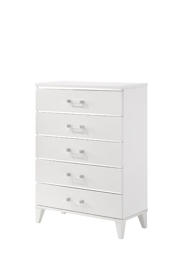 Acme - Chelsie Chest 27396 White Finish