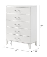 Acme - Chelsie Chest 27396 White Finish