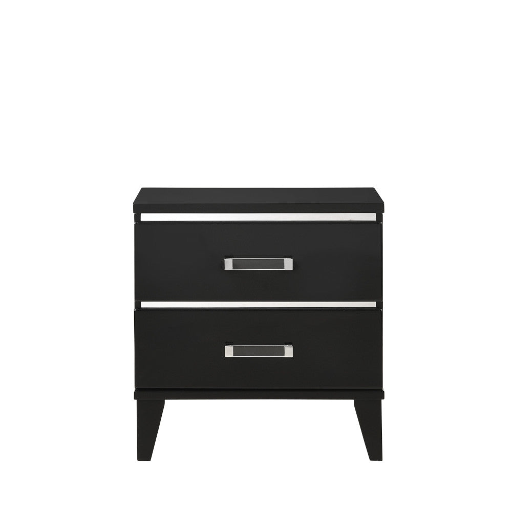 Acme - Chelsie Nightstand 27413 Black Finish