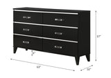 Acme - Chelsie Dresser 27415 Black Finish