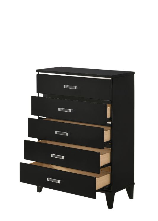 Acme - Chelsie Chest 27416 Black Finish