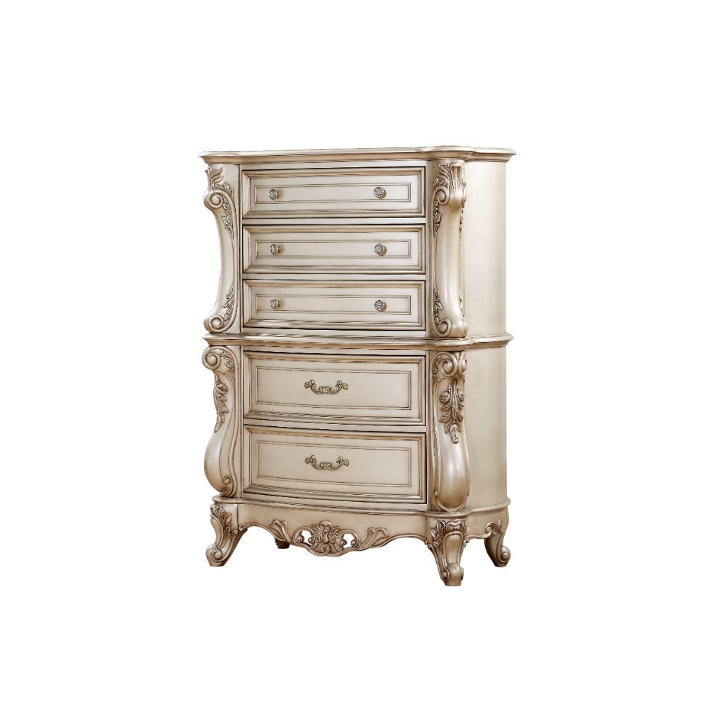 Acme - Gorsedd Chest 27446 Golden Ivory Finish