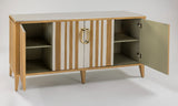 Artmax Silverleaf & Goldleaf Cabinet – Luxury Handpainted Storage with Optional Quartz Accent Mirror