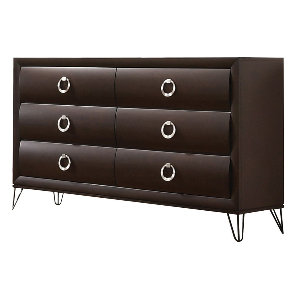 Acme - Tablita Dresser 27465 Dark Merlot Finish