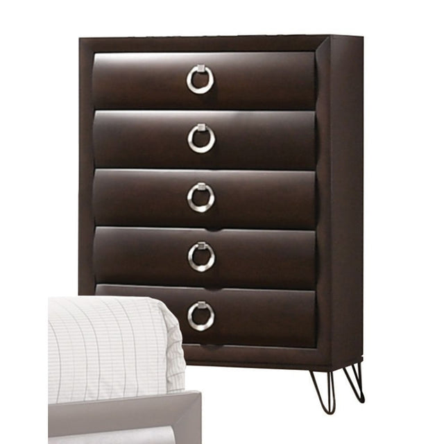 Acme - Tablita Chest 27466 Dark Merlot Finish