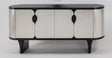 Artmax 2747-S Cabinet | 72-Inch Silverleaf Luxury Storage Cabinet with Optional Mirror